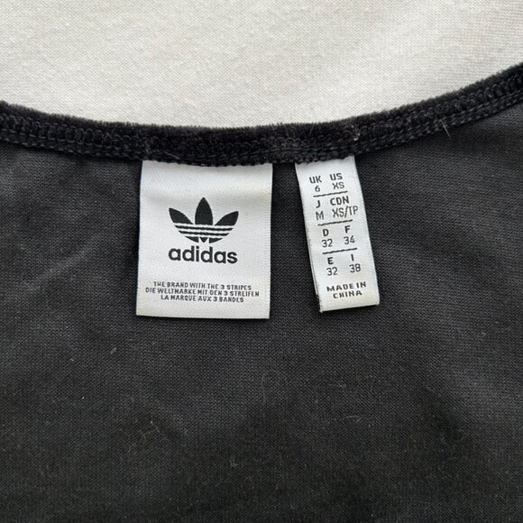 Adidas velour cropped sweater - Picture 4 of 8